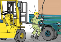 Cách đỗ xe nâng an toàn cho người sử dụng Cách đỗ xe nâng an toàn cho người sử dụng