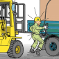 Cách đỗ xe nâng an toàn cho người sử dụng Cách đỗ xe nâng an toàn cho người sử dụng